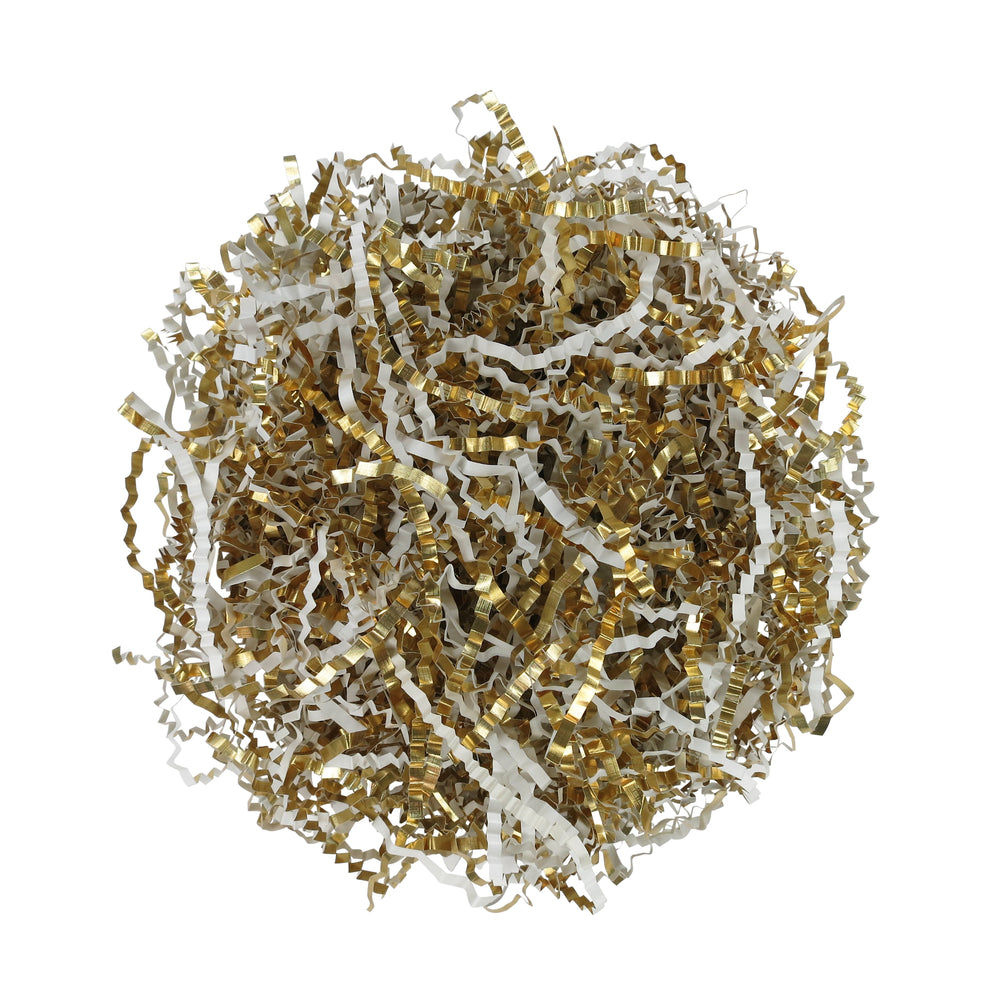 Crinkle Paper Shreds - Metallic Gold - 1kg, 2kg - FREE DELIVERY