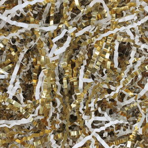 Crinkle Paper Shreds - Metallic Gold - 1kg, 2kg - FREE DELIVERY