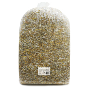 Crinkle Paper Shreds - Metallic Gold - 5kg