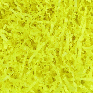 Crinkle Paper Shreds - Neon Yellow - 5kg - FREE DELIVERY