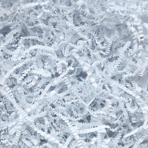Crinkle Paper Shreds - White - 100g
