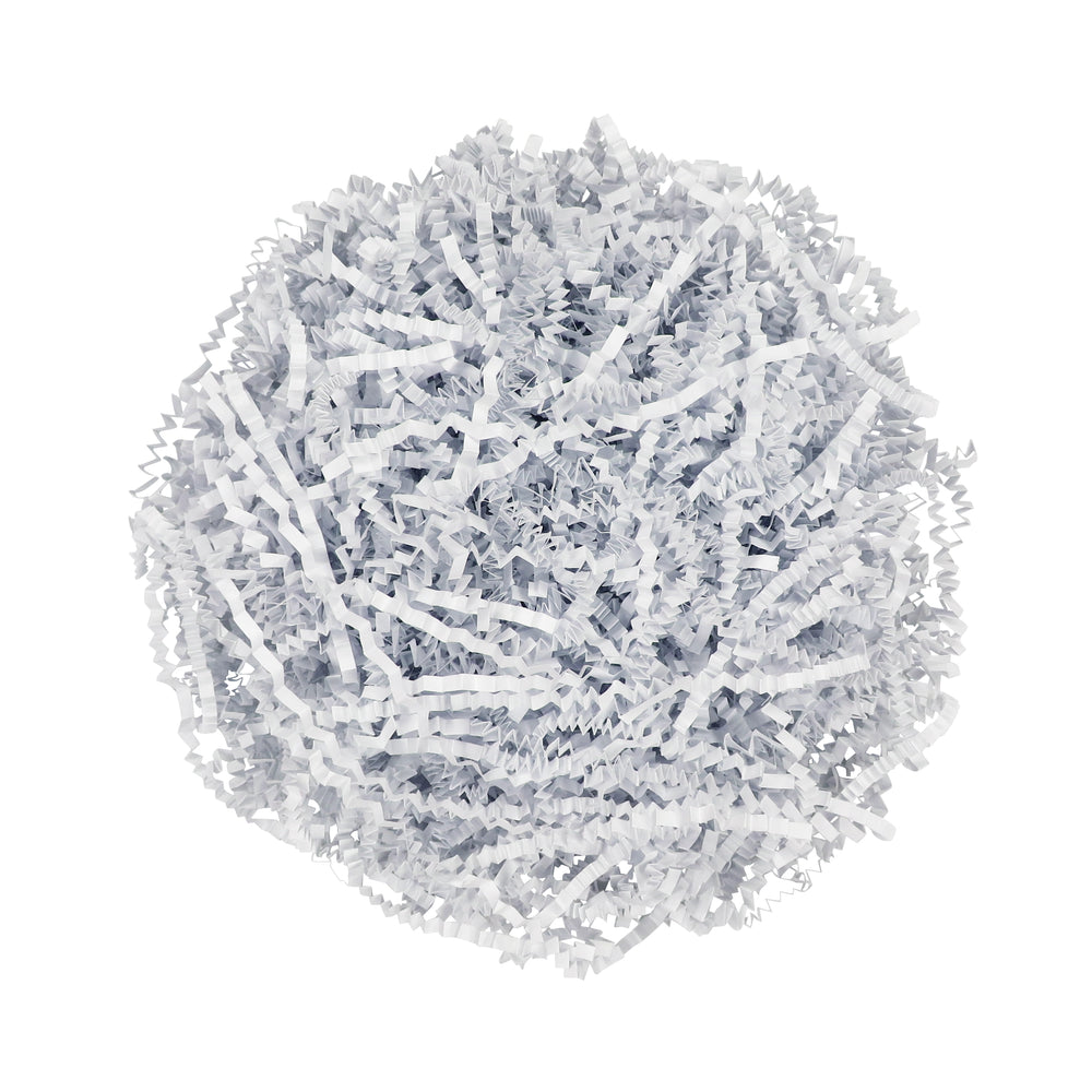 Crinkle Paper Shreds - White - 5kg - FREE DELIVERY