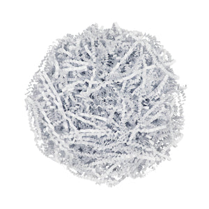 Crinkle Paper Shreds - White - 5kg - FREE DELIVERY